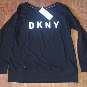 ☀️SALE☀️DKNY Black Long sleeve Workout Tee